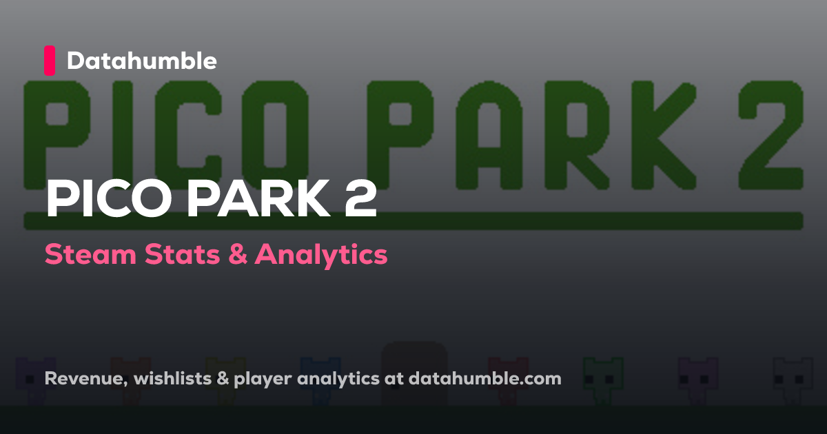 PICO PARK 2 - Steam Analytics • Datahumble