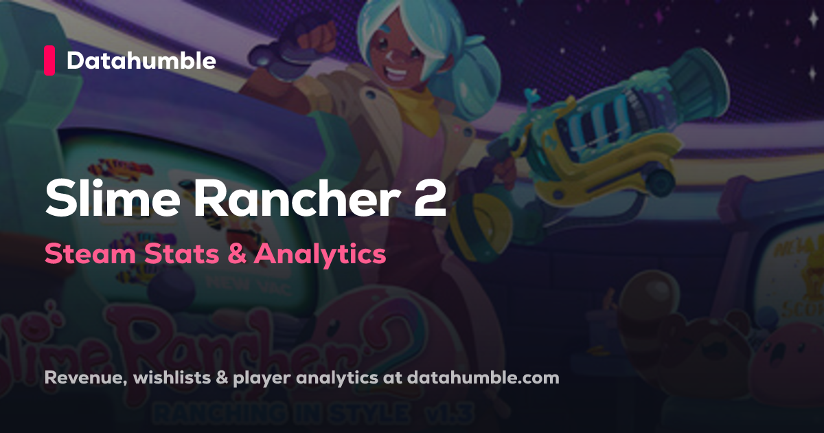 Slime Rancher 2 - Steam Analytics • Datahumble